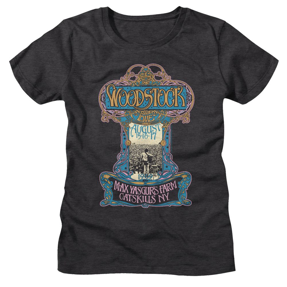 Woodstock - Nouveau Poster Womens T-Shirt