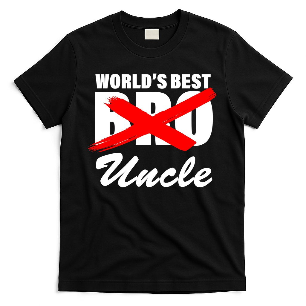 Worlds Best Bro (Uncle) Funny T-Shirt