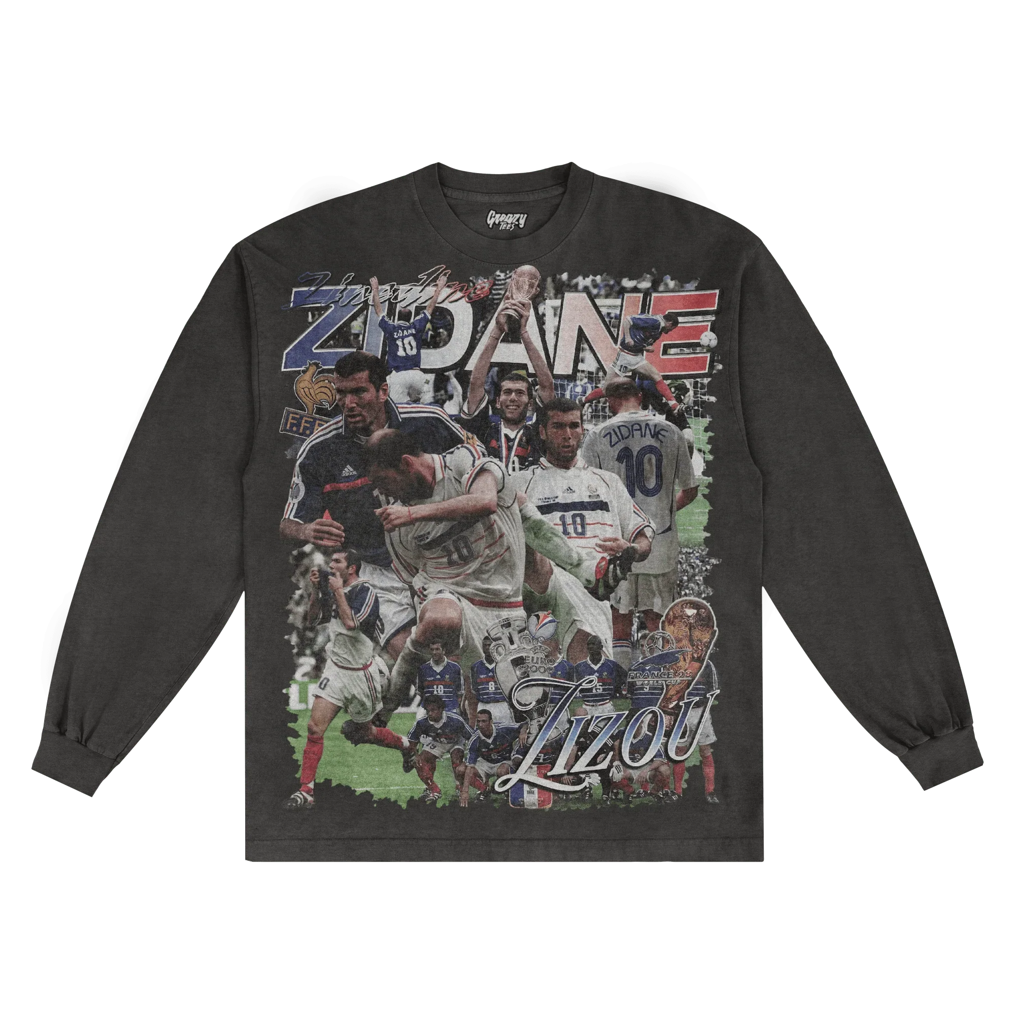 Zidane France Classic Long Sleeved Tee