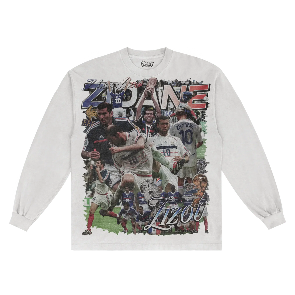 Zidane France Classic Long Sleeved Tee