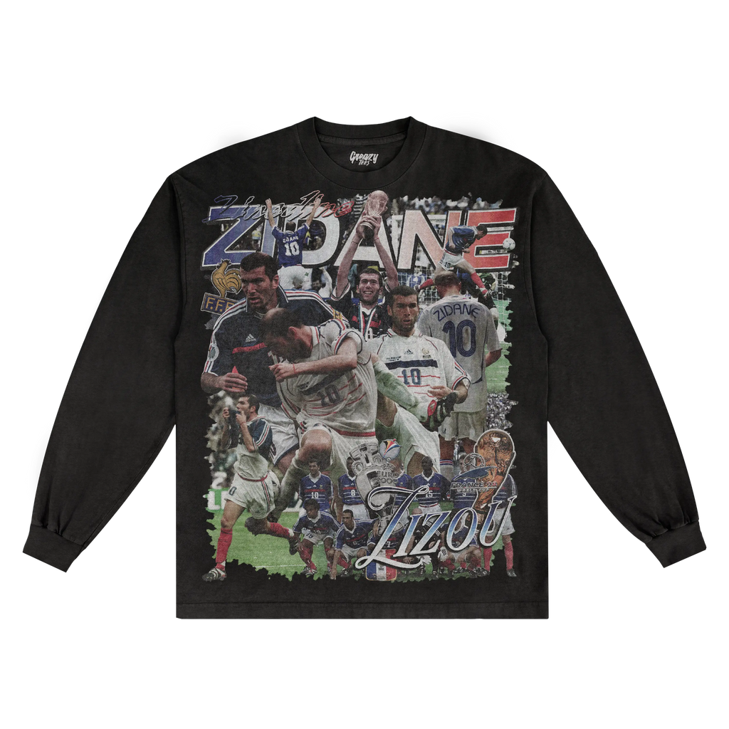 Zidane France Classic Long Sleeved Tee