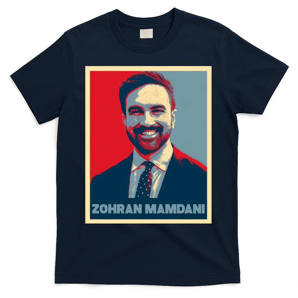 Zohran Mamdani Vintage Poster Design T-Shirt