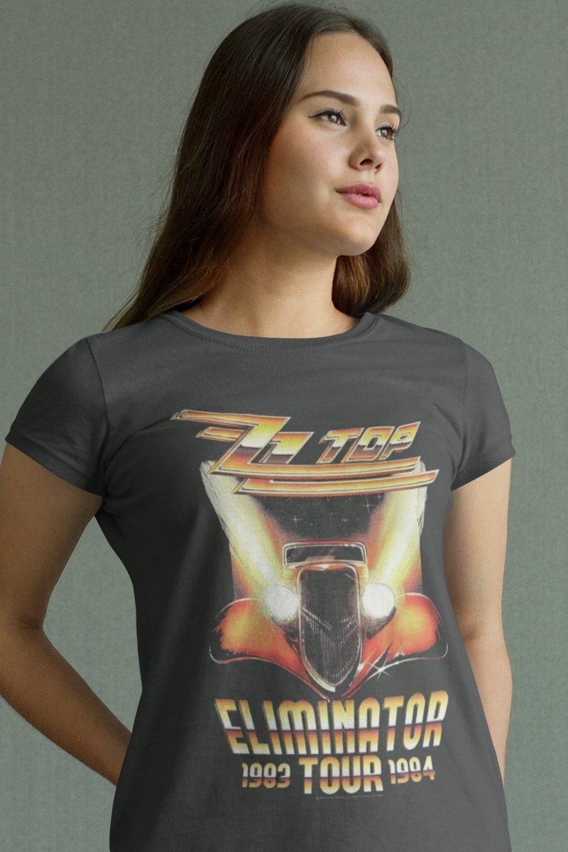 ZZ Top Eliminator Tour Boyfriend Tee