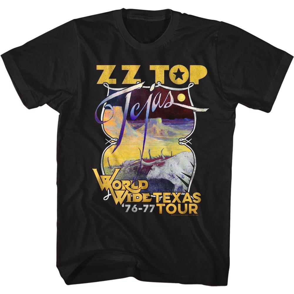 ZZ Top Tejas Tour Boyfriend Tee