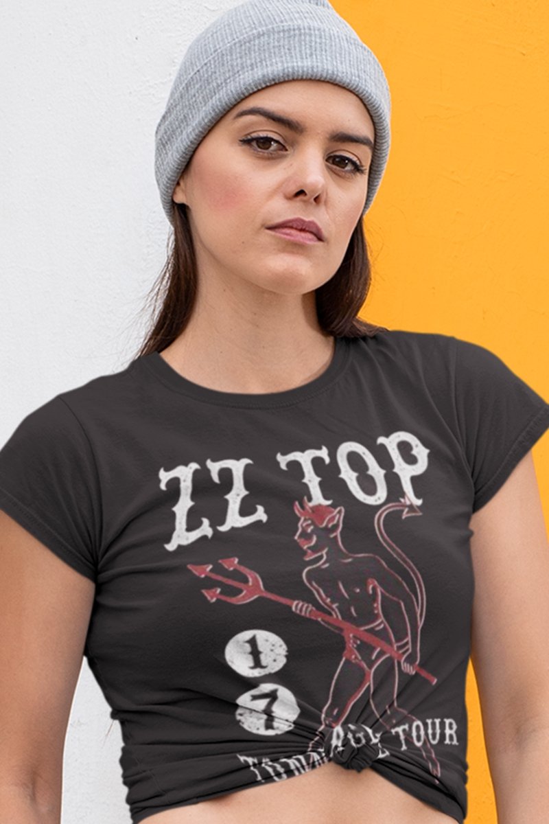 ZZ Top Tonnage Tour 17 Boyfriend Tee