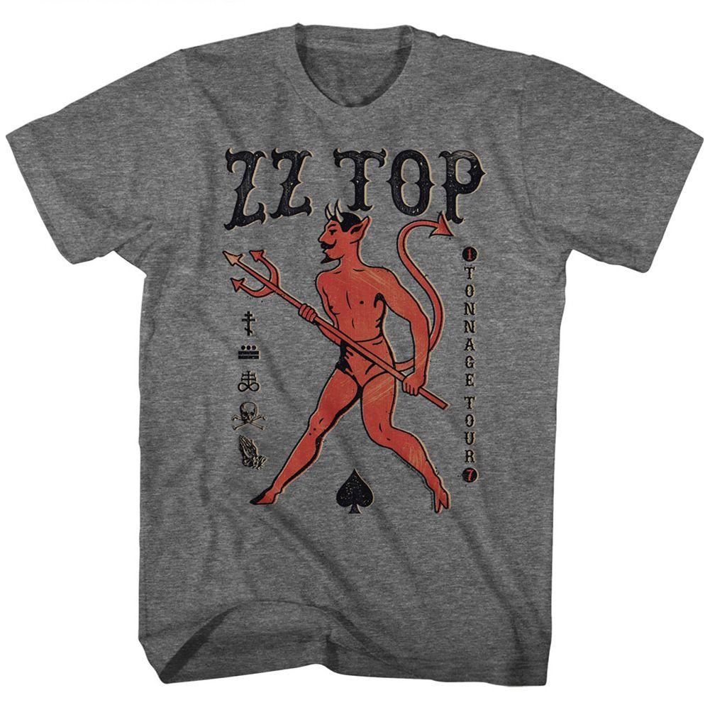 ZZ Top Tonnage Tour Boyfriend Tee